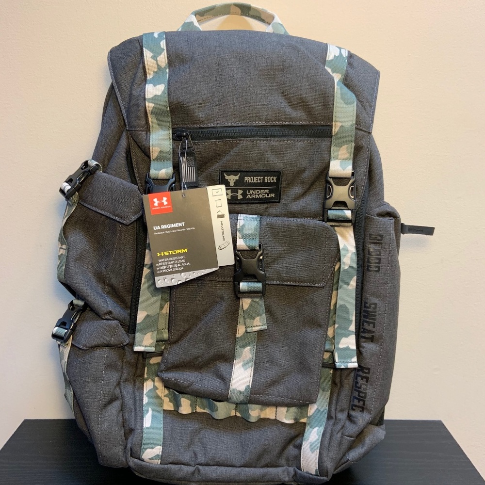 New Under Armour The Rock USDNA Camo Backpack